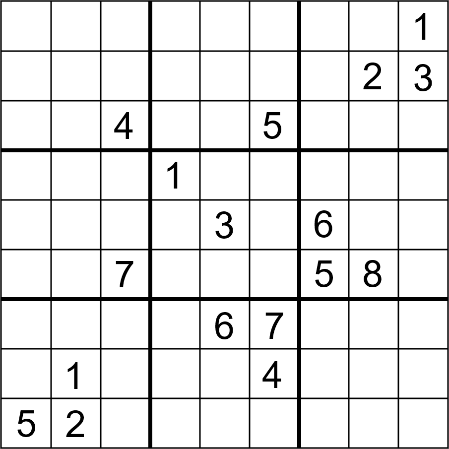 sudoku variants grid image